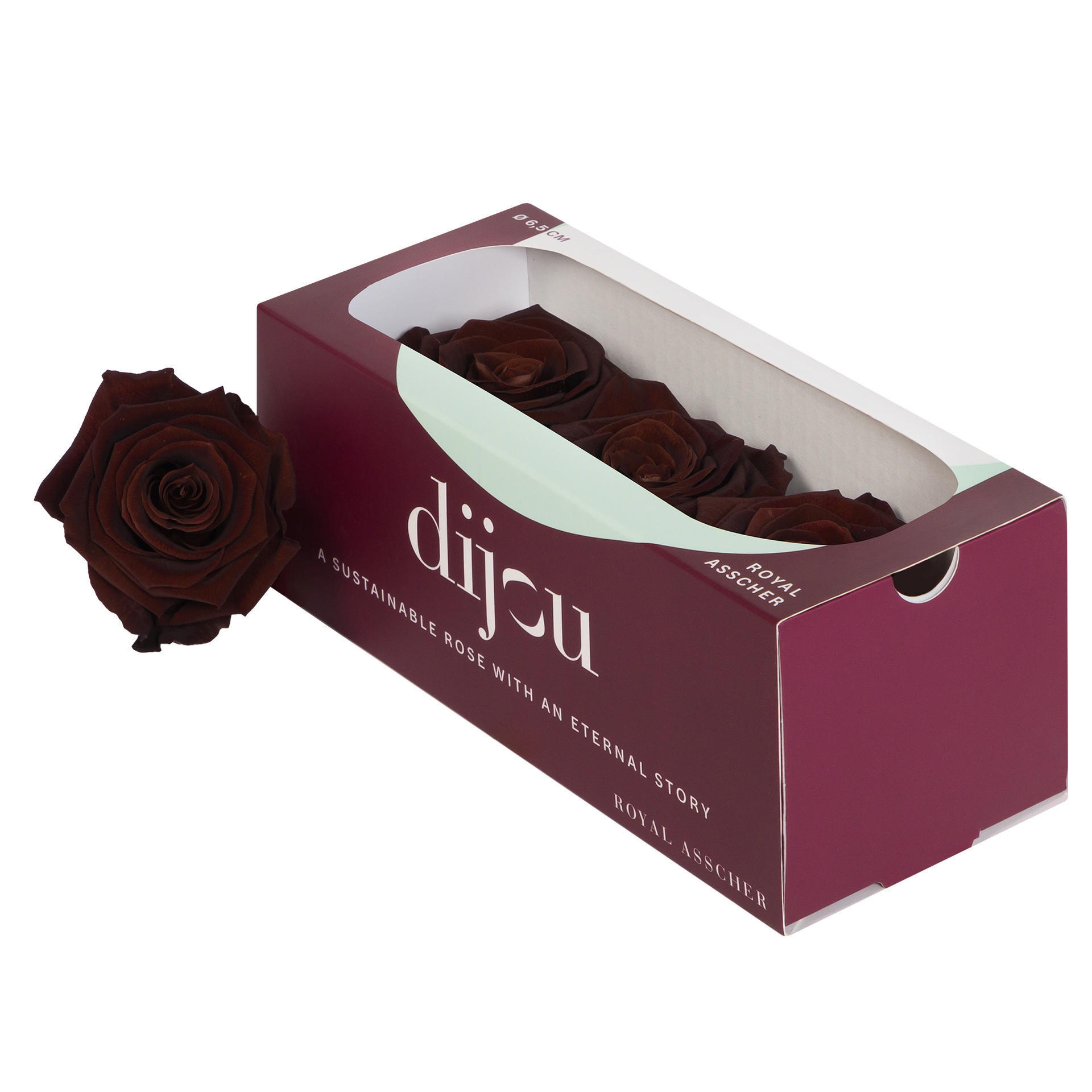 3x Dc pres.rozen ebony
