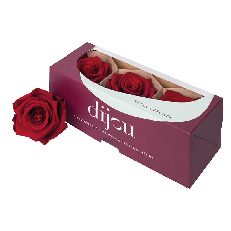 3x Dc pres.rozen red 1815c