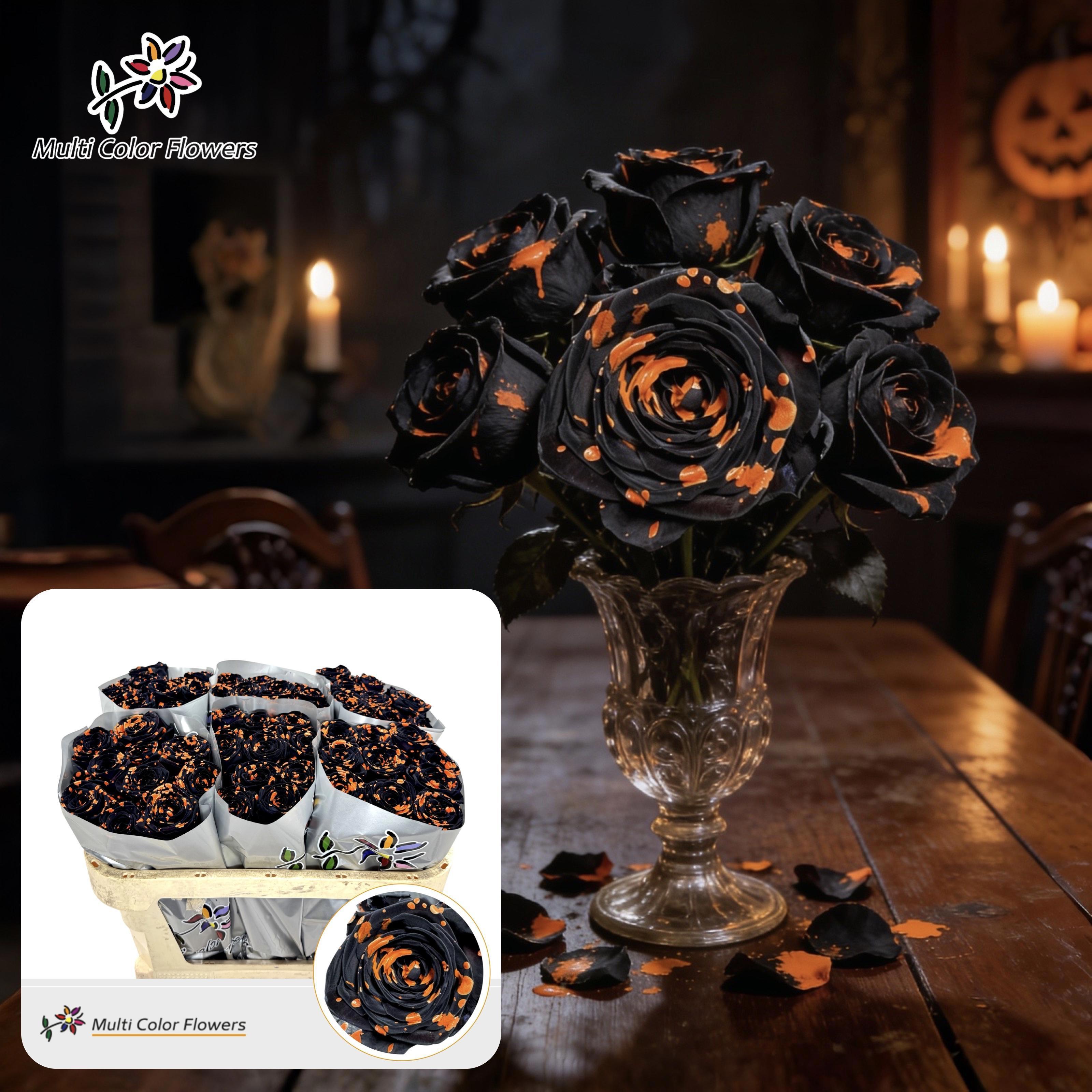10x Rosa halloween 70cm