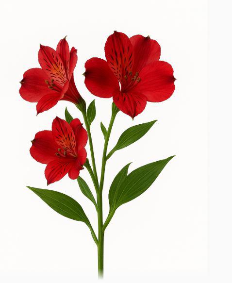 10x Alstroemeria - rood 70cm